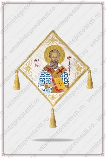 Επιγονάτιο κεντημένο με τον Άγιο Ιεράρχη Γρηγόριο, Επιγονάτια